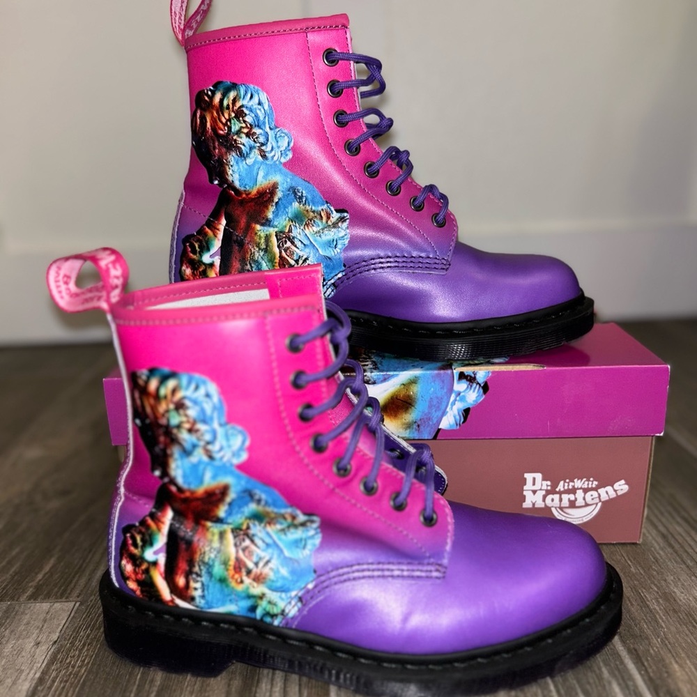 Dr. Martens - Rare Limited Edition New Order Technique Combat Boots - Women’s 9